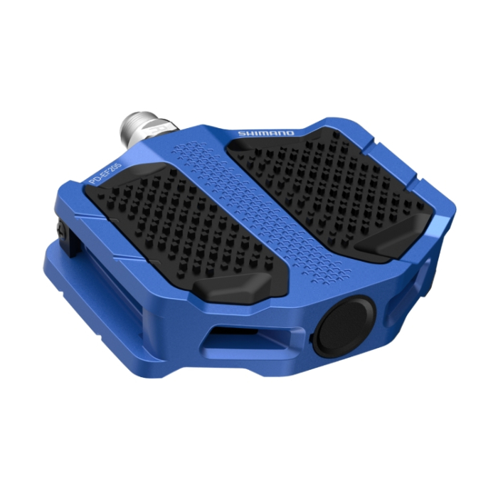 Pedale platforma Shimano PD-EF205, fara catadioptru, Albastru [1]