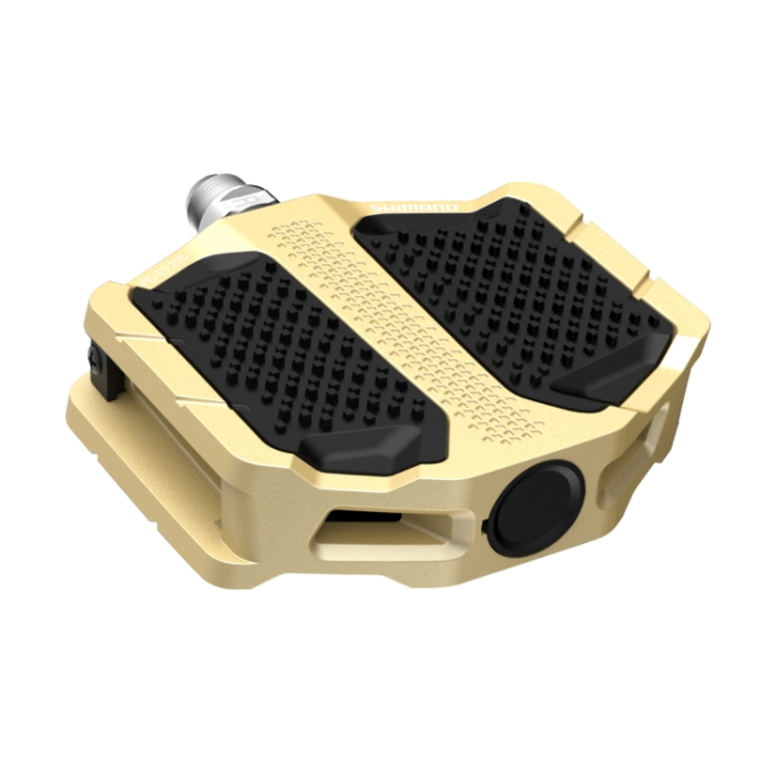 Pedale platforma Shimano PD-EF205, fara catadioptru, Auriu [1]