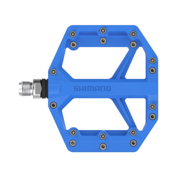Pedale platforma Shimano PD-GR400, fara catadioptru, Albastru [2]