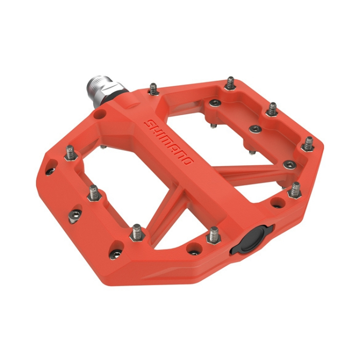 Pedale platforma Shimano PD-GR400, fara catadioptru, Rosu [1]