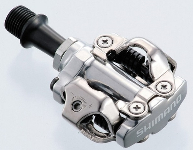Pedale automate Shimano PD-M540, SPD, placute SM-SH51, fara catadioptru, Argintiu [2]