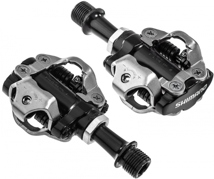 Pedale automate Shimano PD-M540, SPD, placute SM-SH51, fara catadioptru, Negru [2]