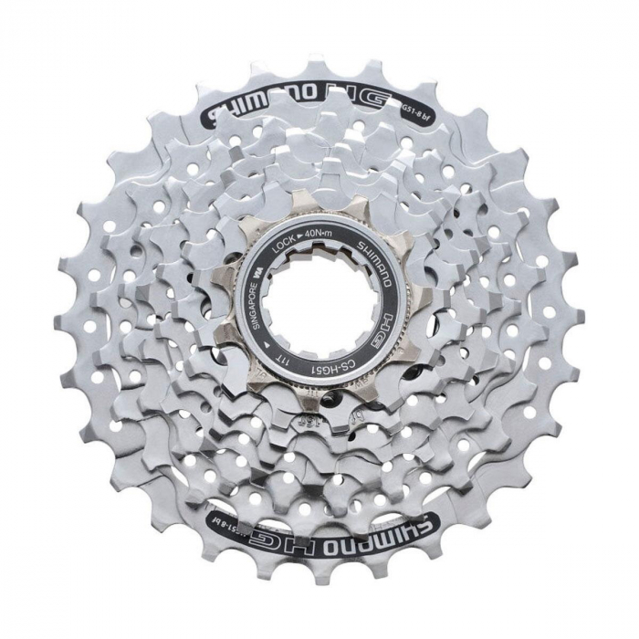 Pinioane pe caseta Shimano Alivio CS-HG51-8, 8 vit, 11-30T, neambalat [1]