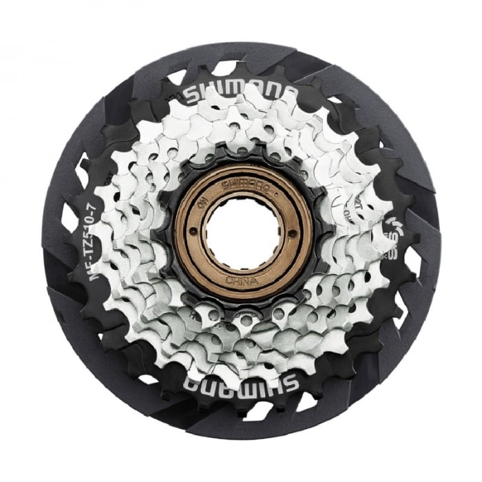 Pinioane pe filet Shimano Tourney MF-TZ510-7-CP, 7 vit, protectie spite, 14-28T [1]