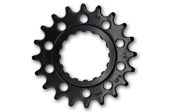 Pinion KMC pentru Bosch Cr-Mo Negru 20T 1/8 [1]