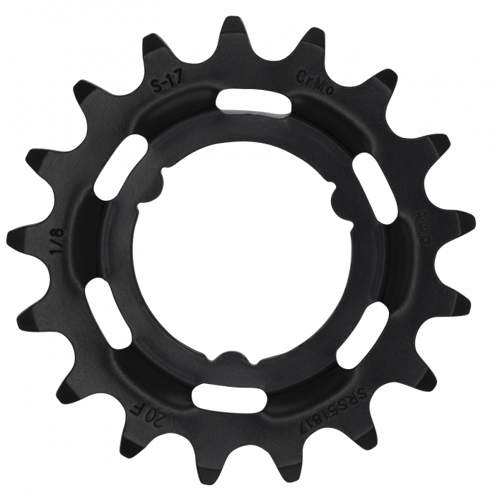 Pinion KMC pentru Shimano Wide, Cr-Mo, 1/2"x1/8" (doar single-speed), 17T [1]
