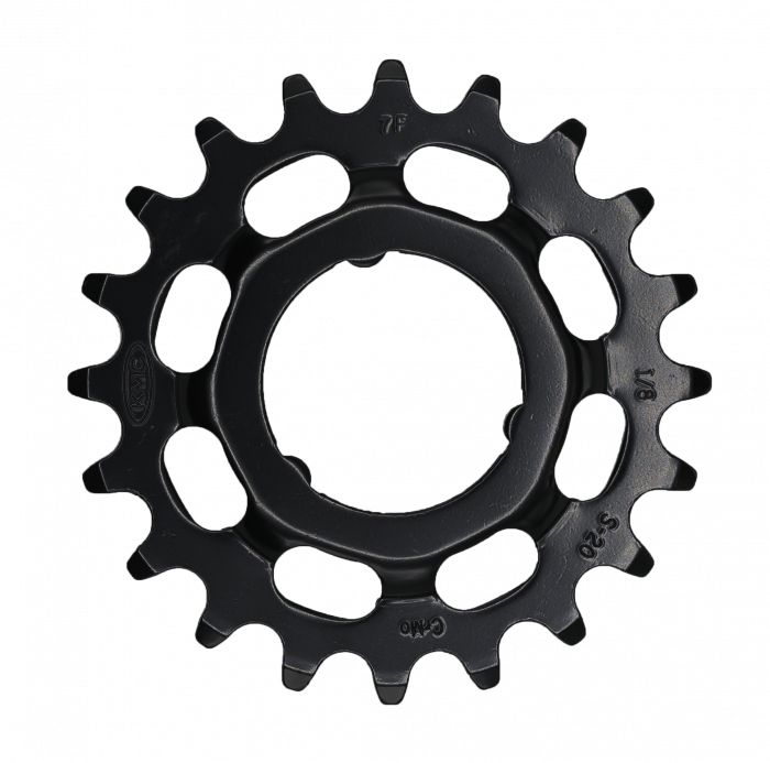 Pinion KMC pentru Shimano Wide, Cr-Mo, 1/2"x1/8" (doar single-speed), 20T [1]