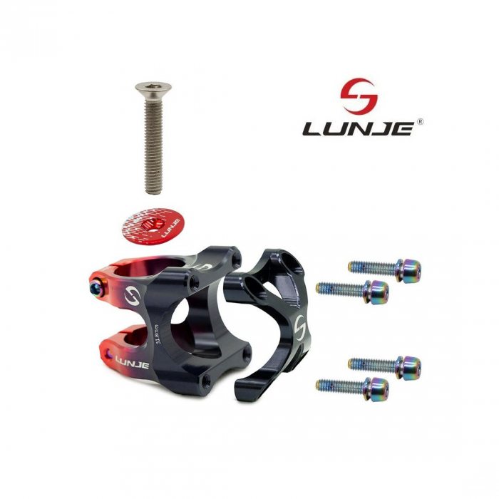 Pipa EWPM-002 31.8mm negru/rosu [2]