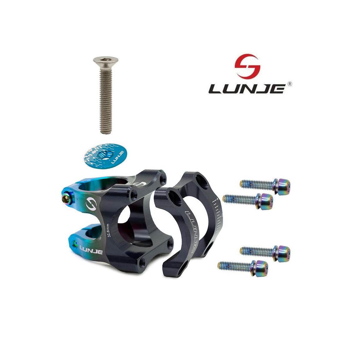 Pipa EWPM-003 31.8mm negru/albastru [2]