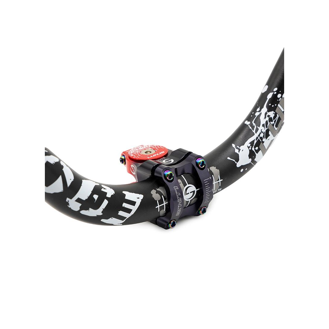 Pipa EWPM-003 31.8mm negru/rosu [4]