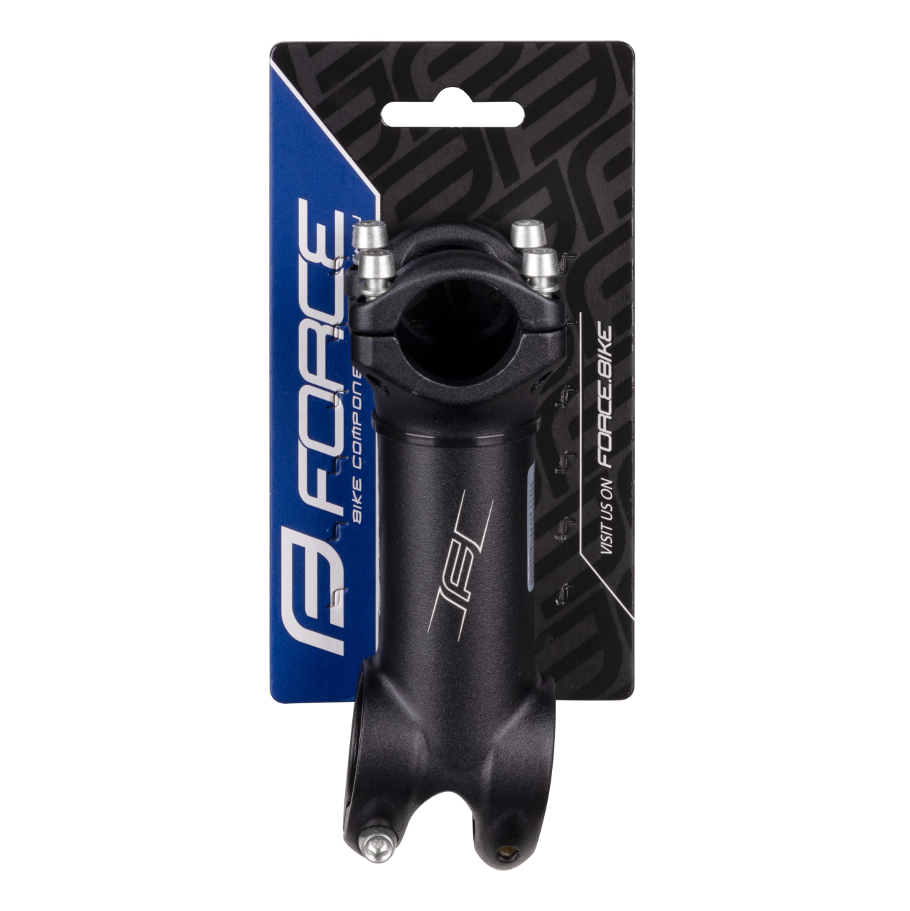 Pipa Force Basic S4.6 aluminiu, negru, rise 7 grade, prindere ghidon 25.4, lungime 100mm [4]