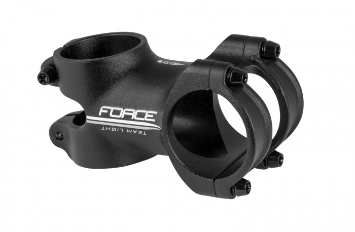 Pipa ghidn Force F Team Light, negru, 6 grade, ghidon 31.8mm, lungime 50mm [2]