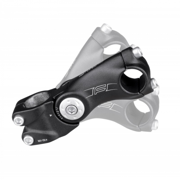 Pipa reglabila Force 6.2 25.4/100mm aluminiu negru mat [2]