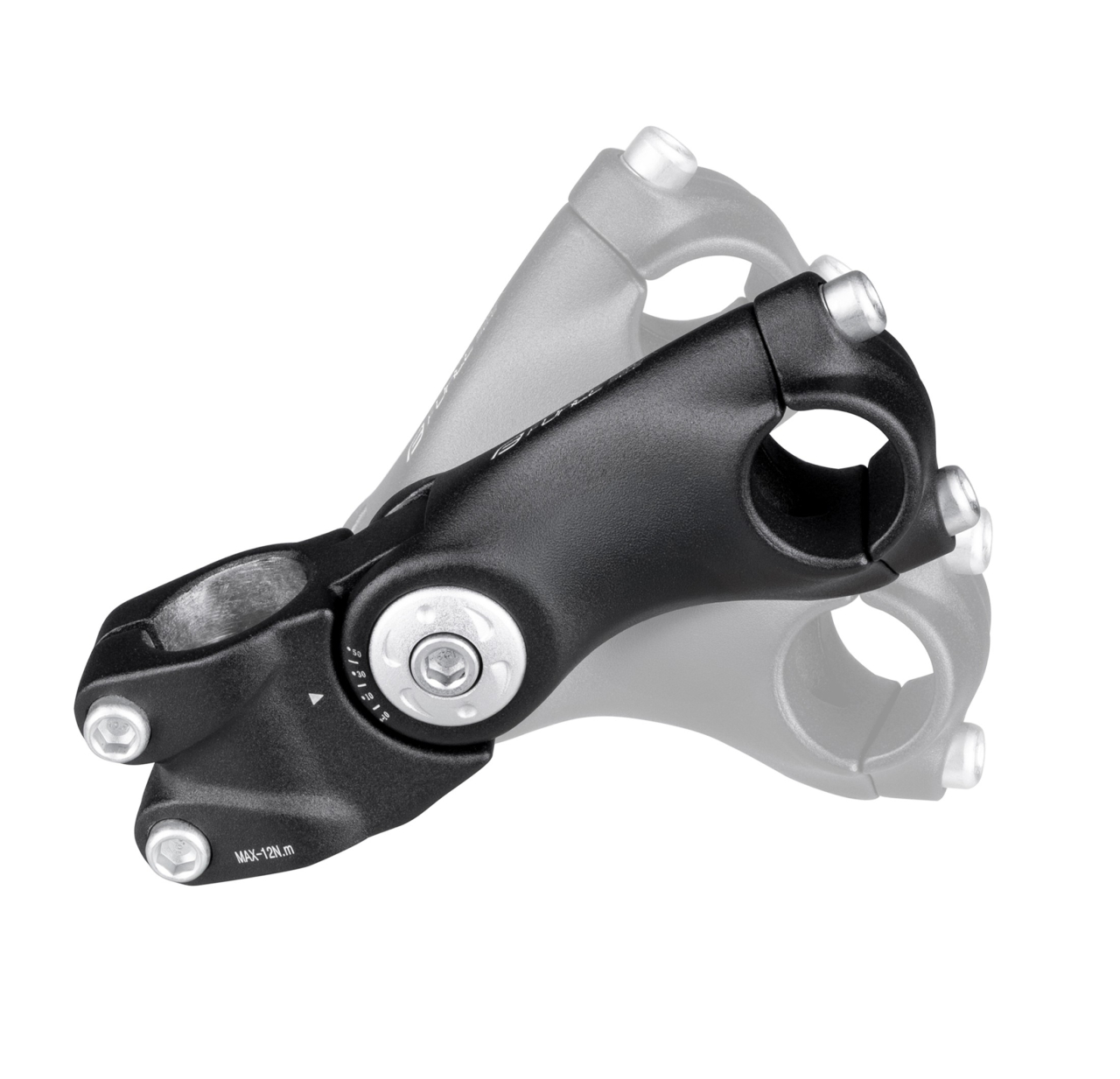 Pipa reglabila Force 6.2 25.4/120mm aluminiu negru mat [4]