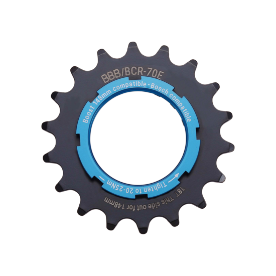 Placa pedalier BBB BCR-70E E-Bike Sprocket 3/32x18T [2]
