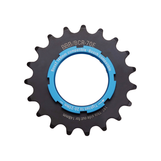 Placa pedalier BBB BCR-70E E-Bike Sprocket 3/32x19T [2]