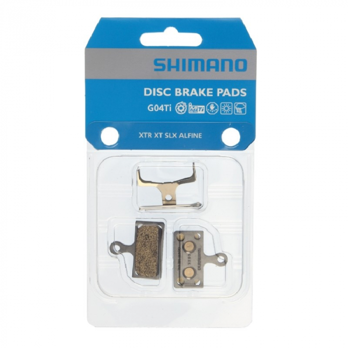 Placute frana Shimano G04Ti-MX, metalice [2]