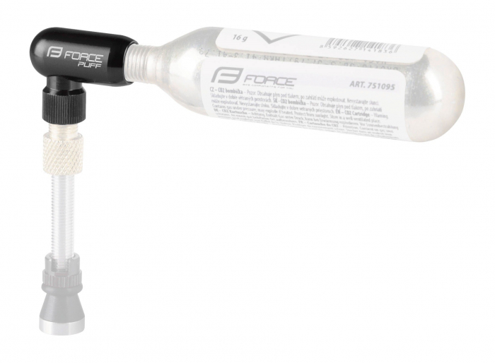 Pompa CO2 Force Puff Aluminiu, Negru [2]