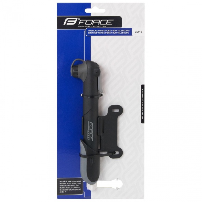 Pompa Force Pocket Duo plastic Black [2]