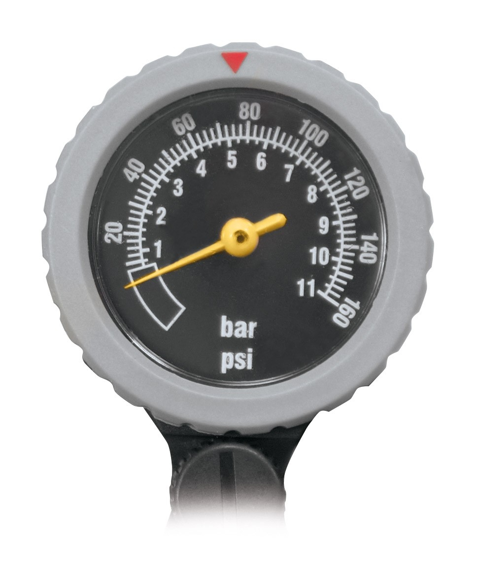 Pompa podea cu manometru Force Easy Hobby 11 Bar, plastic negru [2]