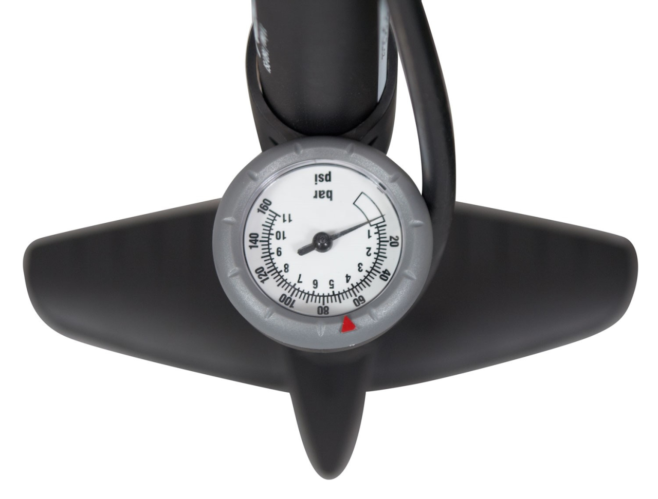 Pompa podea cu manometru Force Easy Horn 11 Bar, plastic negru [2]