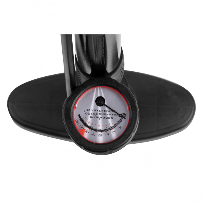 Pompa podea Force Tourist 2.0 Steel, 11 Bar neagra [2]