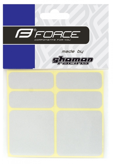 Protectie autocolante cadru Force Reflekton, set 6 bucati, argintiu reflectorizant [1]