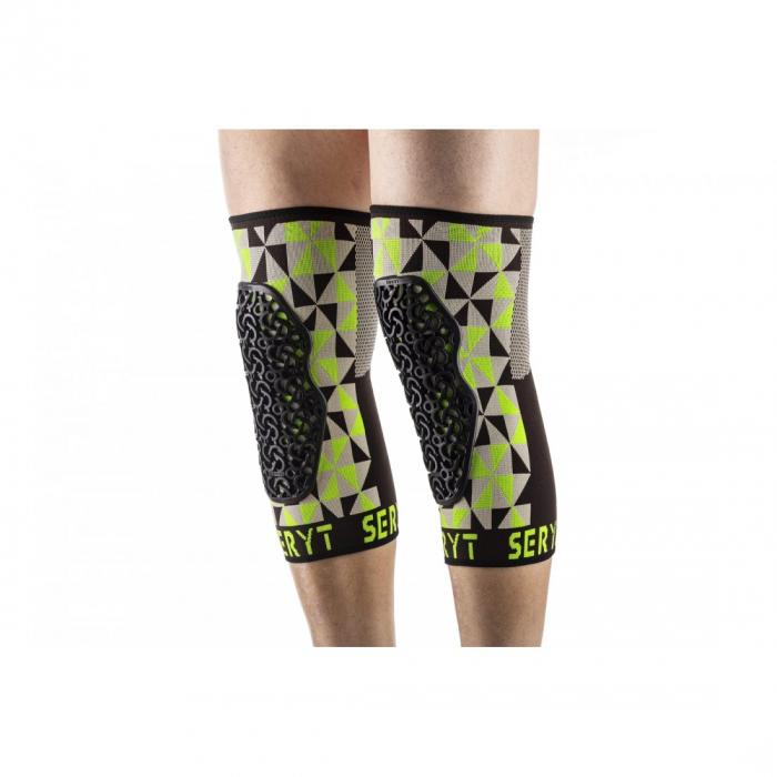 Protectii genunchi Seryt Arlecchino Grey Green S [9]