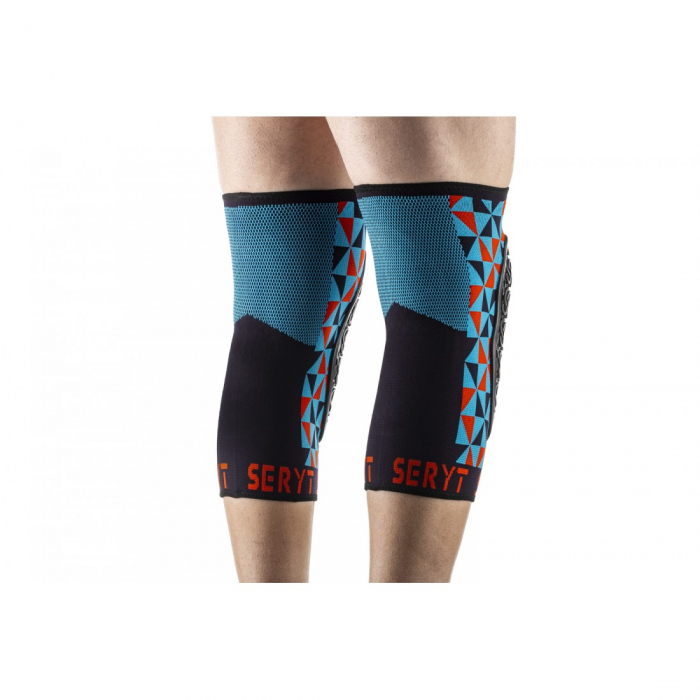 Protectii genunchi Seryt Arlecchino Light-blue Red S [5]