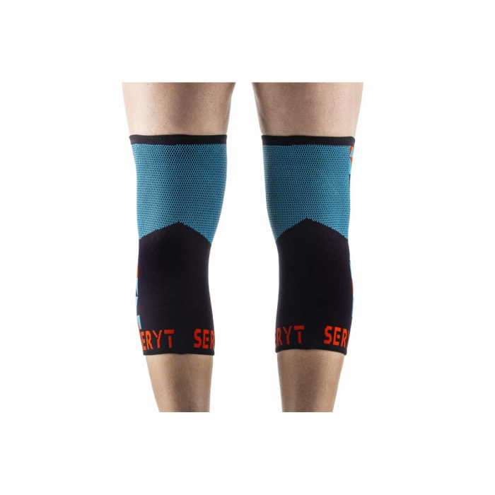 Protectii genunchi Seryt Arlecchino Light-blue Red S [6]