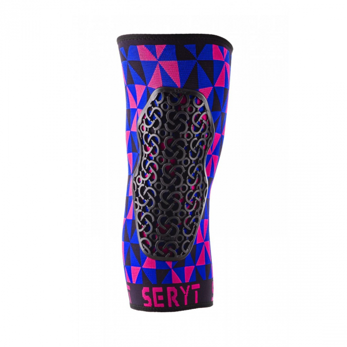Protectii genunchi Seryt Arlecchino Pink Blue M [2]