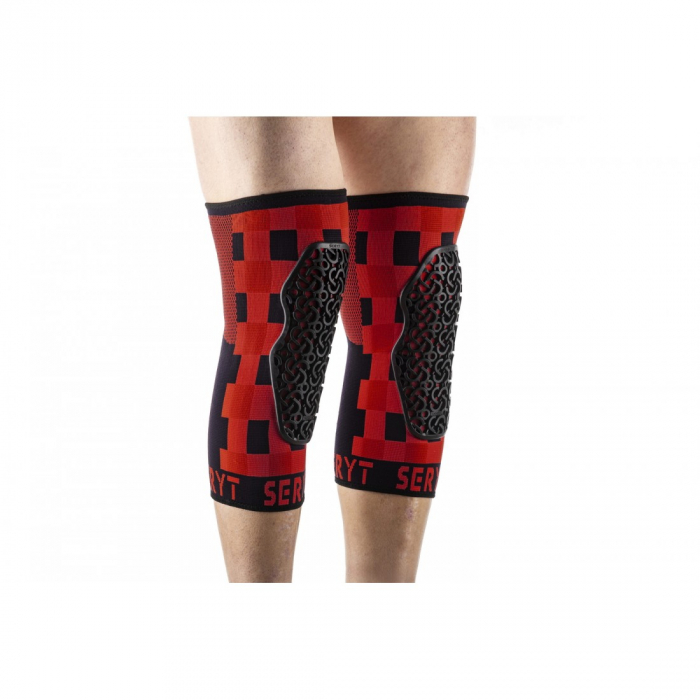Protectii genunchi Seryt Checker Red M [3]