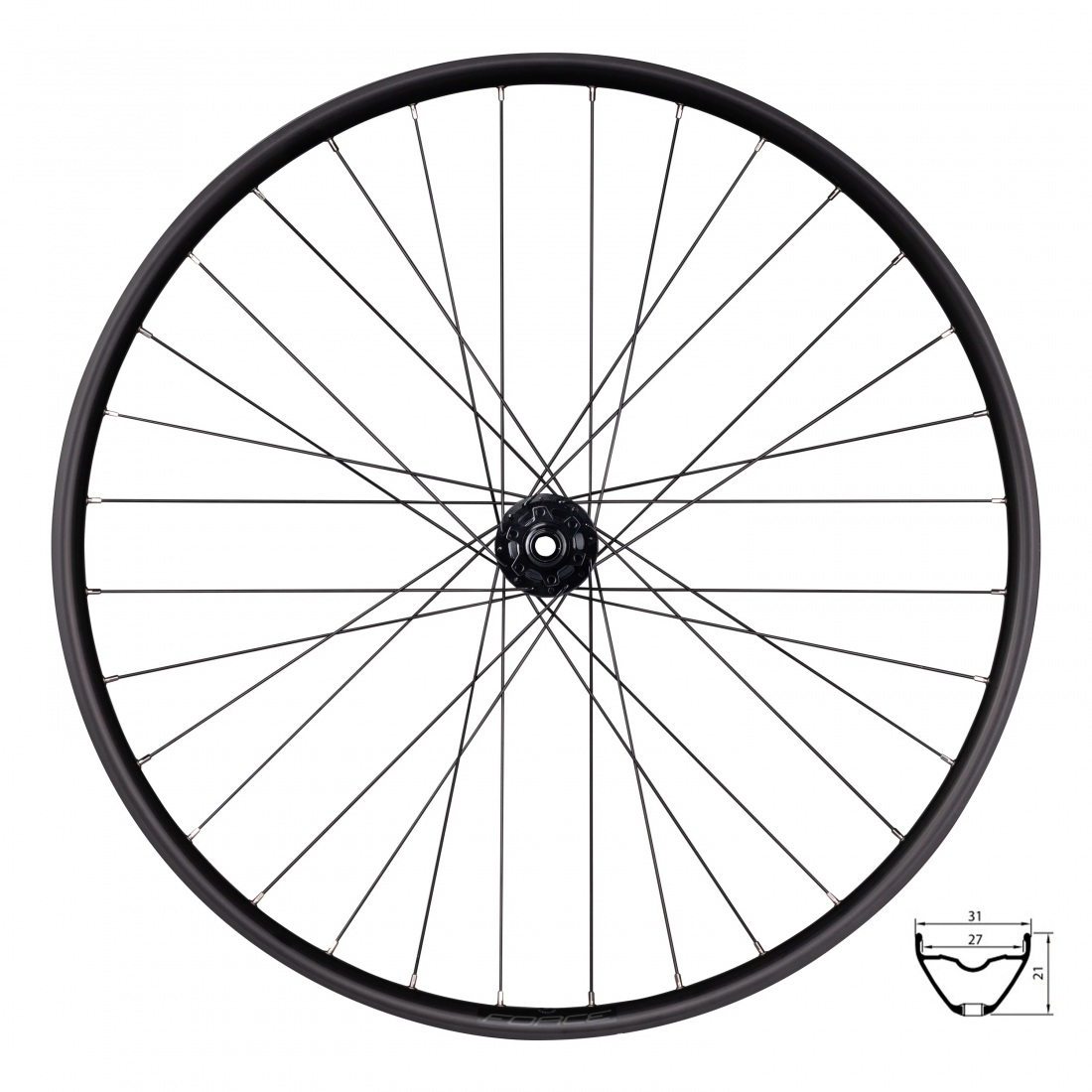 Roata fata Force XC 622x27 F804384-6D/15/100 32H [3]