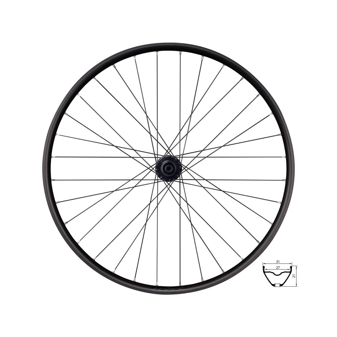 Roata fata Force XC 622x27 F804388-CL/15/100 32H [2]