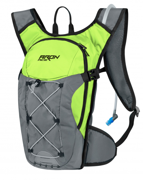 Rucsac Force Aron Pro Plus 10L+2L fluo/gri [1]
