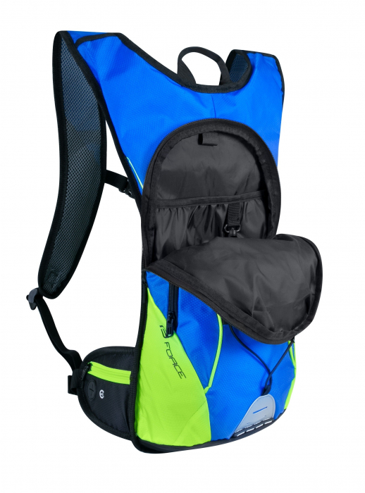 Rucsac Force Berry Ace 12L, albastru-verde fluo [2]