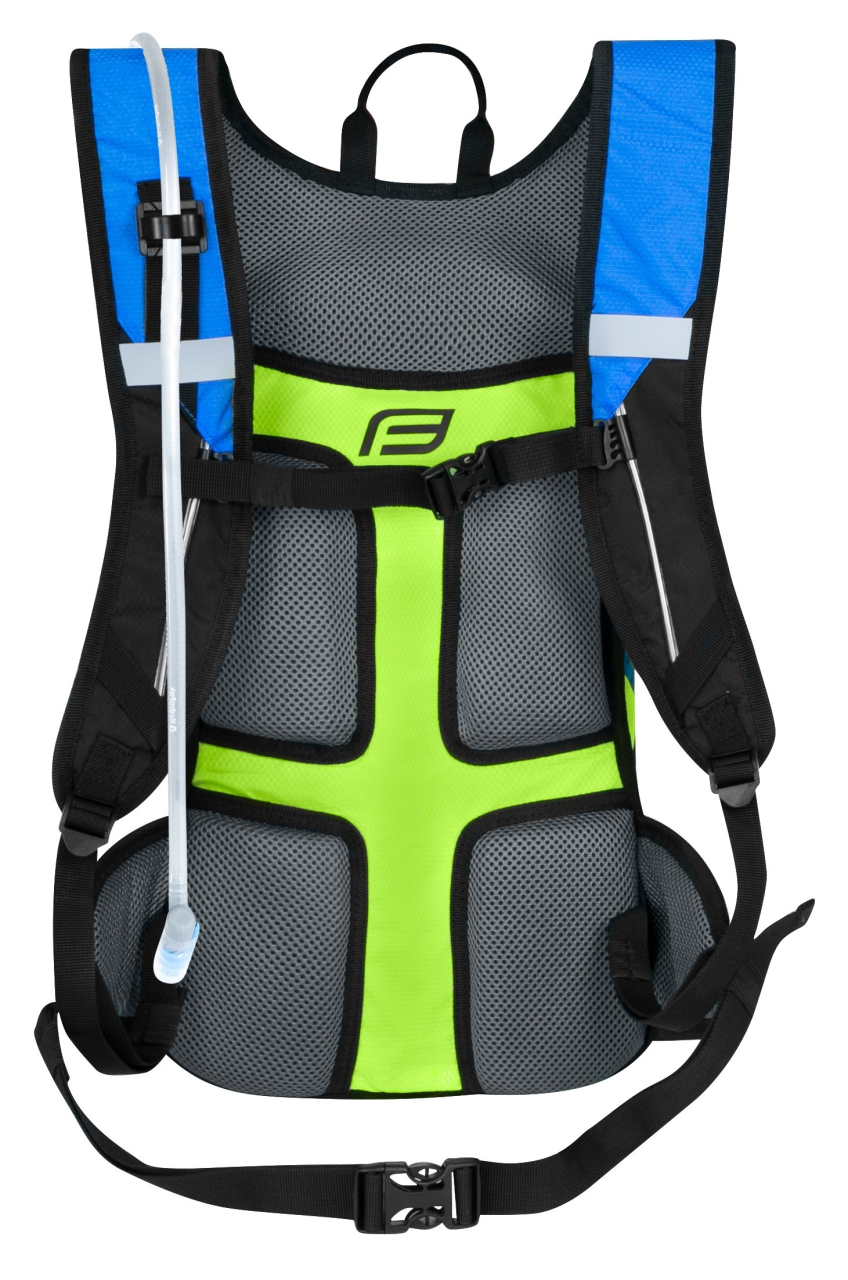Rucsac Force Berry Ace Plus 12L + Rezervor 2L albastru/fluo [2]