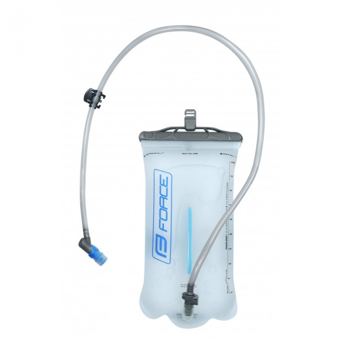 Rucsac Force Pilot 10L+2L rezervor, negru/rosu [4]