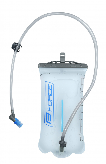 Rucsac Force Twin PRO Plus 14L + rezervor 2L gri/albastru [2]