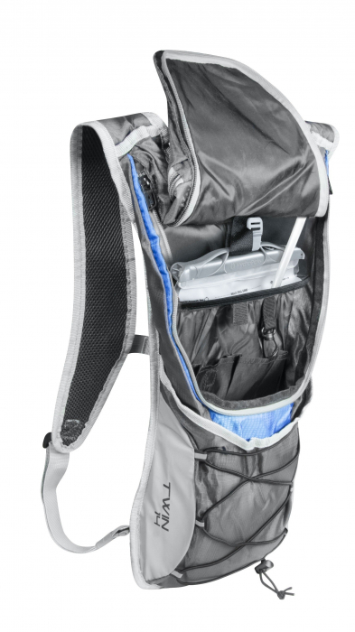 Rucsac Force Twin PRO Plus 14L + rezervor 2L gri/albastru [3]