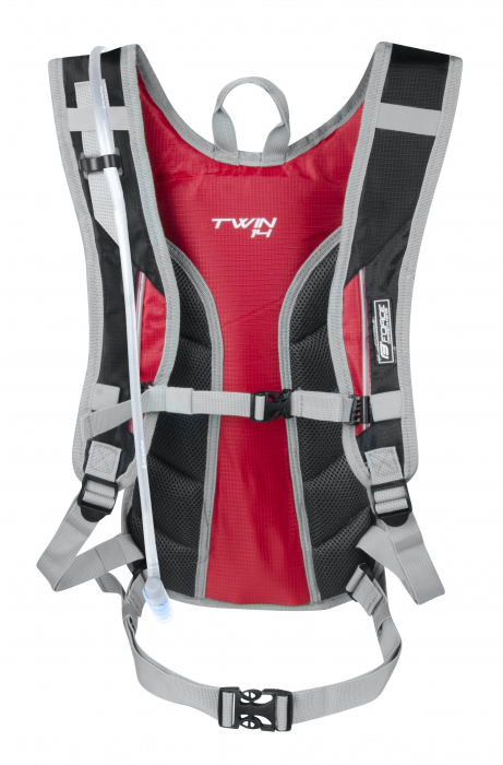Rucsac Force Twin PRO Plus 14L + rezervor 2L negru/rosu [4]