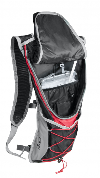 Rucsac Force Twin PRO Plus 14L + rezervor 2L negru/rosu [3]