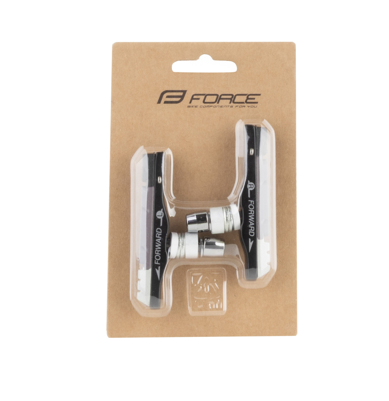 Saboti frana Force detasabili, negru/gri/alb 70mm [2]