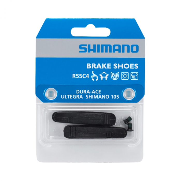 Saboti frana Shimano BR-9000 R55C4, rezerve si suruburi, 1 per. [3]