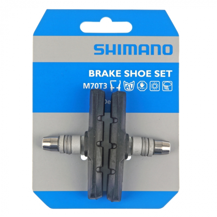 Saboti frana Shimano BR-M530 (M70T3), V-brake, 1 pereche [2]