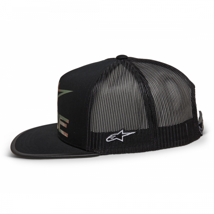 Sapca Alpinestars Ride 4.0 Camo Trucker Hat Black OS [2]