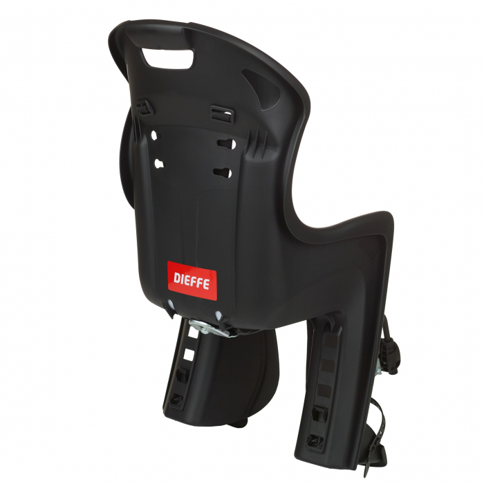 Scaun copii pentru bicicleta Dieffe Bikey Cool FM, de spate, prindere pe cadru, Negru/Rosu [3]