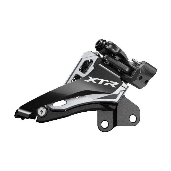 Schimbator fata Shimano XTR FD-M9100-E, 2x12 viteze, E-Type, fara BB plate, side swing, tragere prin fata, CS 66-69, CL 48.8/51.8mm, pt 38T [2]