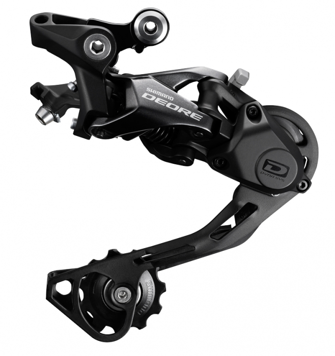 Schimbator spate Shimano Deore RD-M6000-GS 10 vit Shadow Plus Prindere pe Ureche (Compatibil Direct Mount) [1]