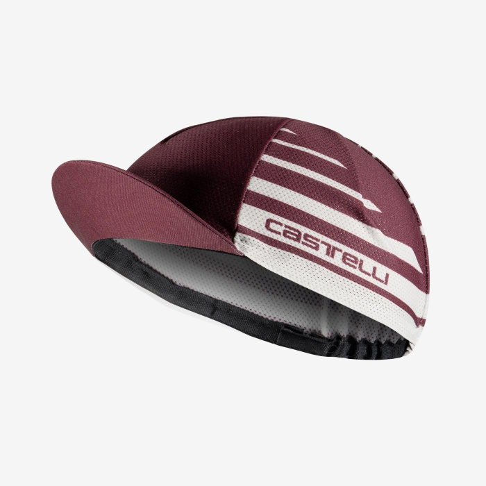 Sepcuta ciclism Castelli Classico Cap, Visiniu/Alb, UNI [2]